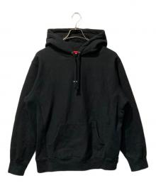 SUPREME（シュプリーム）の古着「Micro Logo Hooded Sweatshirt」｜ブラック