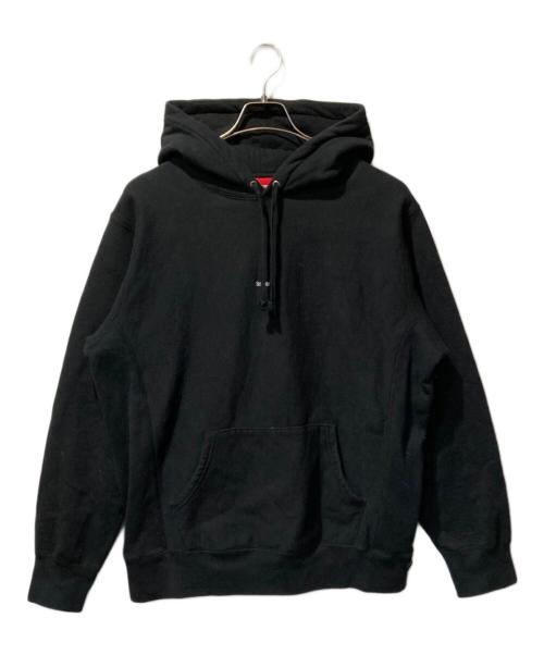 SUPREME（シュプリーム）SUPREME (シュプリーム) Micro Logo Hooded Sweatshirt ブラック サイズ:Lの古着・服飾アイテム