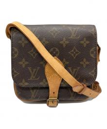 LOUIS VUITTON（ルイ ヴィトン）の古着「カルトシエールPM/ ショルダーバッグ」｜ブラウン