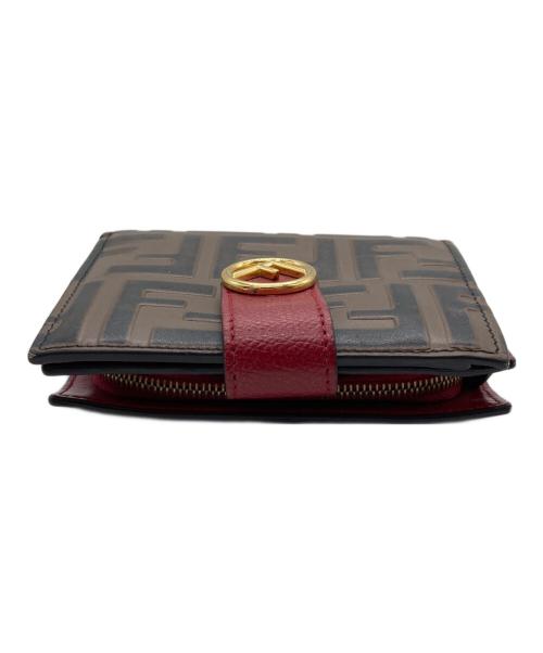 FENDI（フェンディ）FENDI (フェンディ) 2つ折り財布 ブラウンの古着・服飾アイテム
