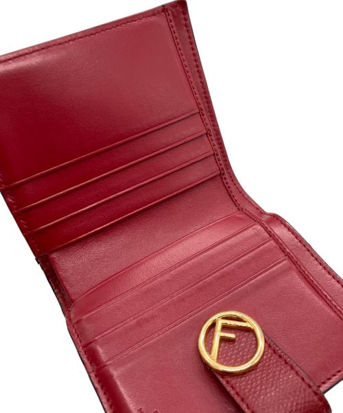 FENDI（フェンディ）FENDI (フェンディ) 2つ折り財布 ブラウンの古着・服飾アイテム