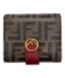 FENDI（フェンディ）の古着「2つ折り財布」｜ブラウン
