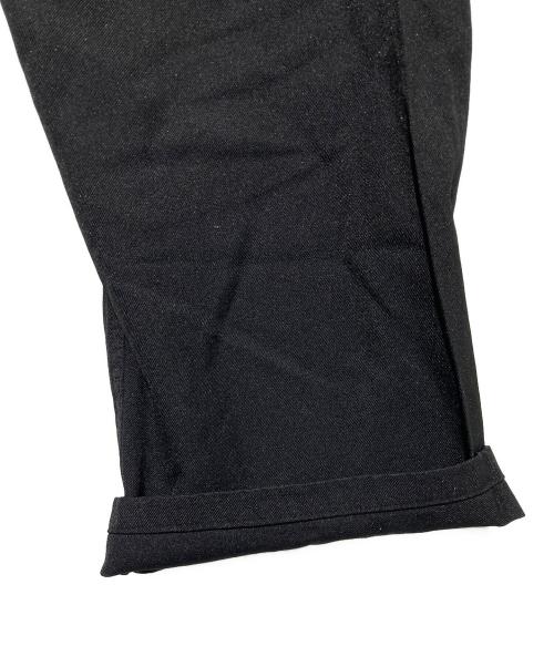 COMME des GARCONS JUNYA WATANABE MAN（コム デ ギャルソン ジュンヤ ワタナベ マン）COMME des GARCONS JUNYA WATANABE MAN (コム デ ギャルソン ジュンヤ ワタナベ マン) 25SS ポリ縮絨パンツ ブラック サイズ:Sの古着・服飾アイテム