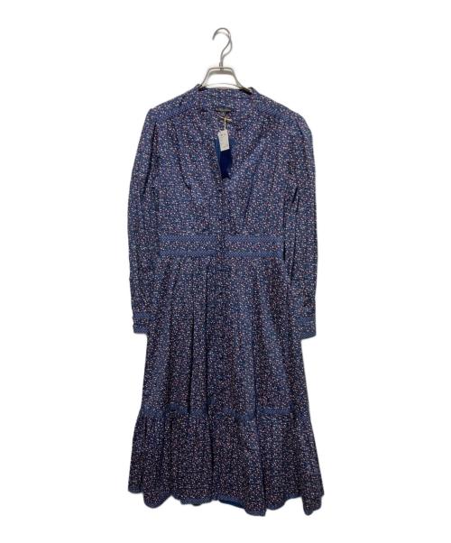 BROOKS BROTHERS（ブルックスブラザーズ）BROOKS BROTHERS (ブルックスブラザーズ) リバティプリントワンピース ネイビー サイズ:6の古着・服飾アイテム