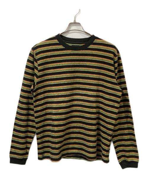 stussy（ステューシー）stussy (ステューシー) hudson stripe long sleeve マルチカラー サイズ:Sの古着・服飾アイテム