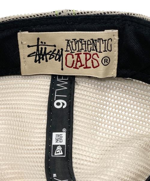 stussy（ステューシー）stussy (ステューシー) メッシュキャップ ベージュ サイズ:ONE SIZEの古着・服飾アイテム