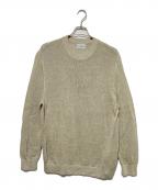 Yonetomiヨネトミ）の古着「NEW BASIC WASHI COTTON KNIT P/O」｜ベージュ
