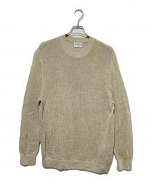 Yonetomi（ヨネトミ）の古着「NEW BASIC WASHI COTTON KNIT P/O」｜ベージュ
