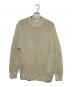 yonetomi（ヨネトミ）の古着「NEW BASIC WASHI COTTON KNIT P/O」｜ベージュ