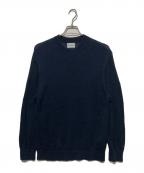 Yonetomiヨネトミ）の古着「NEW BASIC WASHI COTTON KNIT P/O」｜ネイビー