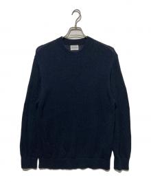 Yonetomi（ヨネトミ）の古着「NEW BASIC WASHI COTTON KNIT P/O」｜ネイビー