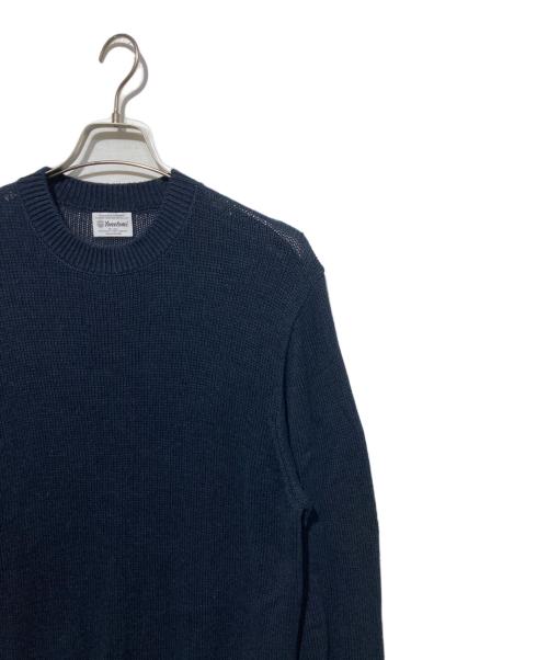 Yonetomi（ヨネトミ）yonetomi (ヨネトミ) NEW BASIC WASHI COTTON KNIT P/O ネイビー サイズ:4の古着・服飾アイテム
