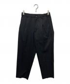 GOLDWINゴールドウイン）の古着「One Tuck Wool Pants」｜ブラック