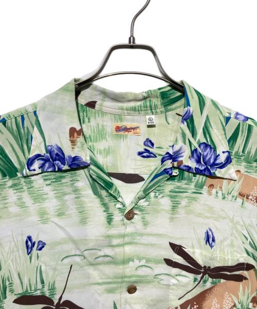 Sun Surf（サンサーフ）Sun Surf (サンサーフ) RAYON HAWAIIAN SHIRT グリーン サイズ:Lの古着・服飾アイテム