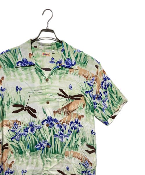 Sun Surf（サンサーフ）Sun Surf (サンサーフ) RAYON HAWAIIAN SHIRT グリーン サイズ:Lの古着・服飾アイテム