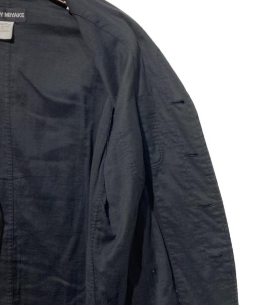 ISSEY MIYAKE（イッセイミヤケ）ISSEY MIYAKE (イッセイミヤケ) カバーオールジャケット ブラック サイズ:3の古着・服飾アイテム