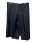 me ISSEY MIYAKE (ミーイッセイ ミヤケ) FLAT BOTTOM ラップワイドパンツ ブラック サイズ:無し：9000円