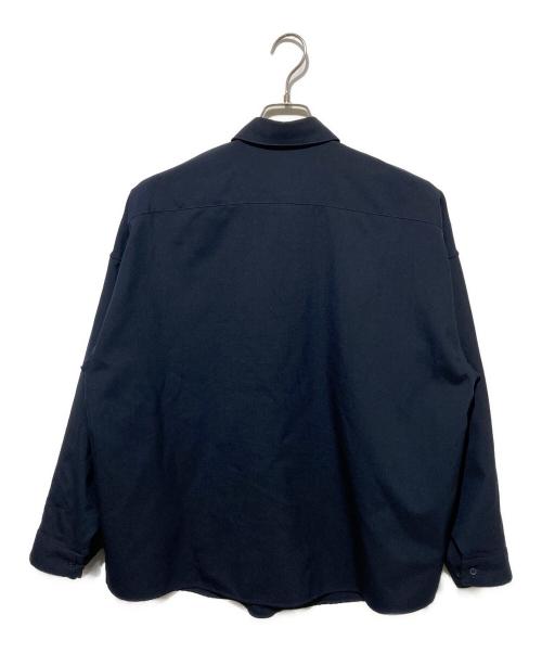 MARNI（マルニ）MARNI (マルニ) トロピカルウールシャツ ネイビー サイズ:44の古着・服飾アイテム