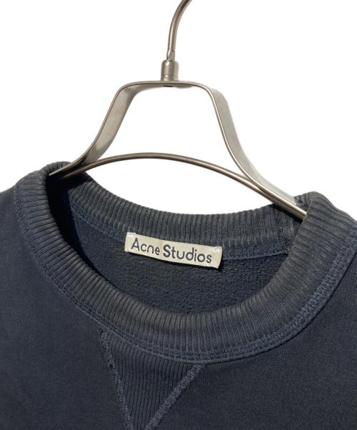 Acne studios（アクネ ストゥディオズ）Acne studios (アクネ ストゥディオズ) スタンプロゴピグメントダイスウェット ブラック サイズ:xxsの古着・服飾アイテム