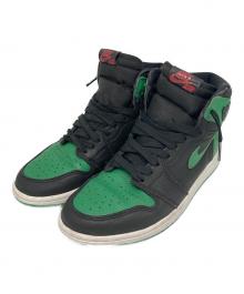 NIKE（ナイキ）の古着「Retro High OG ハイカットスニーカー」｜ブラック×グリーン