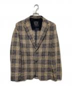 T-JACKET By TONELLOティージャケット バイ トネッロ）の古着「チェックテーラードジャケット」｜ベージュ