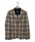 T-JACKET By TONELLO（ティージャケット バイ トネッロ）の古着「チェックテーラードジャケット」｜ベージュ