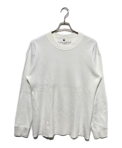 NIGEL CABOURN（ナイジェルケーボン）NIGEL CABOURN (ナイジェルケーボン) サーマルカットソー ホワイト サイズ:52の古着・服飾アイテム