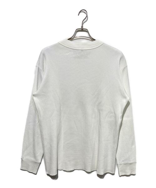 NIGEL CABOURN（ナイジェルケーボン）NIGEL CABOURN (ナイジェルケーボン) サーマルカットソー ホワイト サイズ:52の古着・服飾アイテム