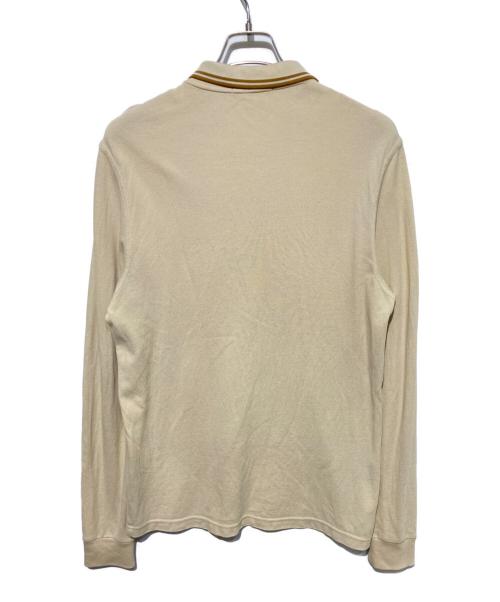 FRED PERRY（フレッドペリー）FRED PERRY (フレッドペリー) ロングスリーブポロシャツ ベージュ サイズ:Ｍの古着・服飾アイテム
