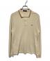 FRED PERRY（フレッドペリー）の古着「ロングスリーブポロシャツ」｜ベージュ