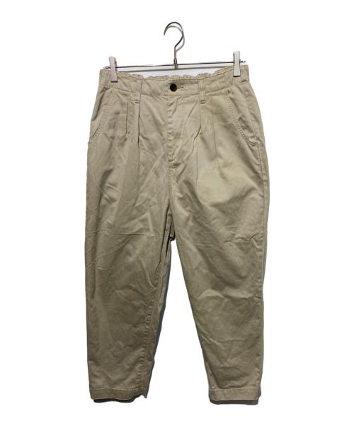 journal standard luxe（ジャーナルスタンダード ラックス）JOURNAL STANDARD LUXE (ジャーナルスタンダード ラックス) チノ タックテーパーパンツ ベージュ サイズ:Mの古着・服飾アイテム