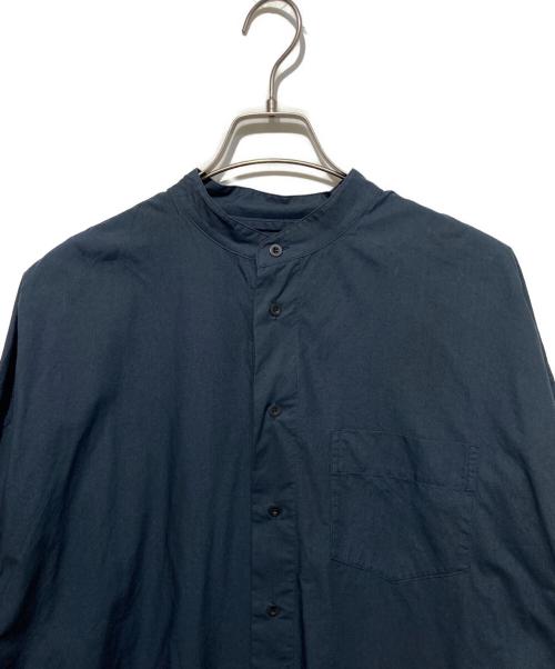 journal standard luxe（ジャーナルスタンダード ラックス）JOURNAL STANDARD LUXE (ジャーナルスタンダード ラックス) タイプストムジスタンドカラーシャツワンピース ネイビー サイズ:不明の古着・服飾アイテム