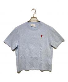 AMI Alexandre Mattiussi（アミアレクサンドルマテュッシ）の古着「ロゴ刺繍Tシャツ」｜ブルー