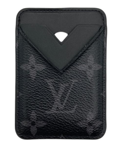 LOUIS VUITTON（ルイ ヴィトン）LOUIS VUITTON (ルイ ヴィトン) ポルトカルト・マグネット カードケース ブラックの古着・服飾アイテム