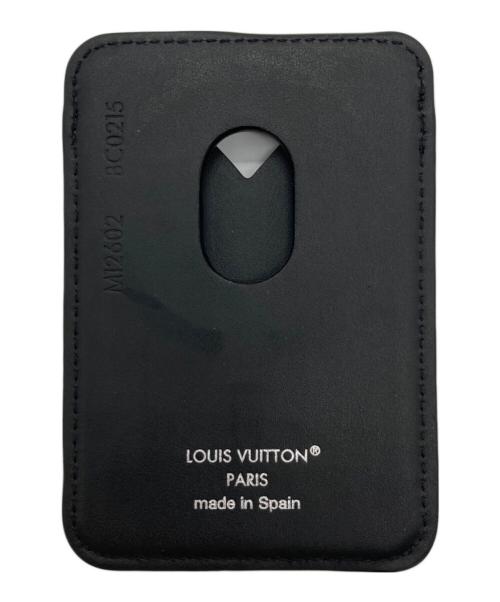 LOUIS VUITTON（ルイ ヴィトン）LOUIS VUITTON (ルイ ヴィトン) ポルトカルト・マグネット カードケース ブラックの古着・服飾アイテム
