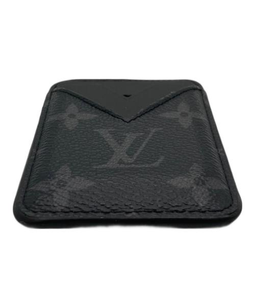 LOUIS VUITTON（ルイ ヴィトン）LOUIS VUITTON (ルイ ヴィトン) ポルトカルト・マグネット カードケース ブラックの古着・服飾アイテム
