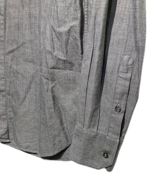 GIORGIO ARMANI（ジョルジオアルマーニ）GIORGIO ARMANI (ジョルジオアルマーニ) 比翼シャツ グレー サイズ:38/15の古着・服飾アイテム