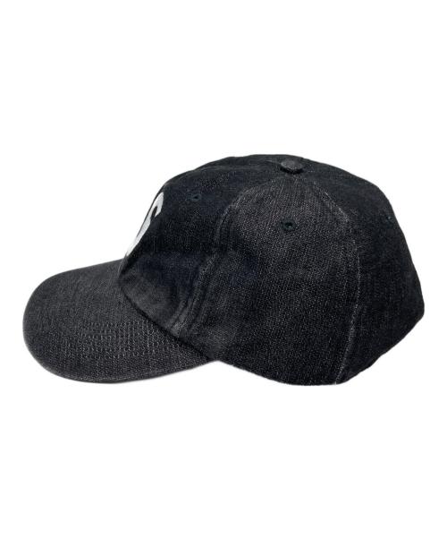 SUPREME（シュプリーム）Supreme (シュプリーム) Cordura Denim S Logo 6-Panel Cap ブラックの古着・服飾アイテム