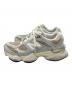 NEW BALANCE (ニューバランス) ローカットスニーカー ホワイト×グレー サイズ:24cm：10000円