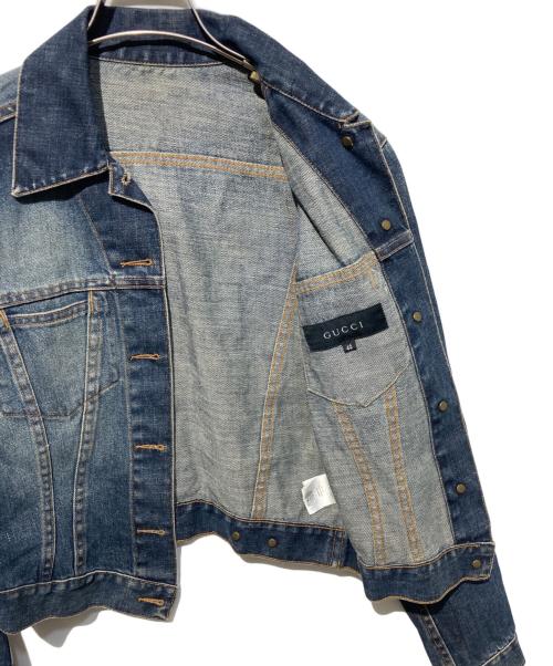 GUCCI（グッチ）GUCCI (グッチ) デニムジャケット インディゴ サイズ:40の古着・服飾アイテム