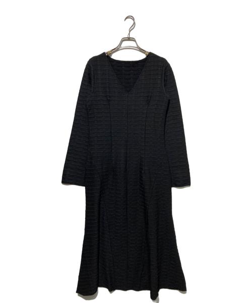 HER LIP TO（ハーリップトゥ）HER LIP TO (ハーリップトゥ) Mermaid Jacquard Dres ブラック サイズ:Mの古着・服飾アイテム
