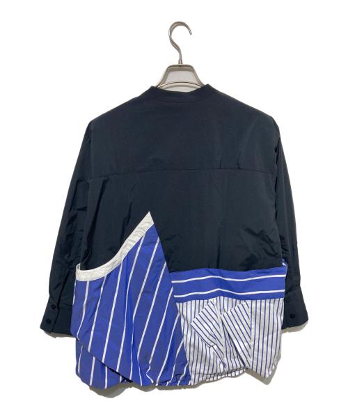 UN3D.（アンスリード）UN3D. (アンスリード) DECONSTRUCTION DOCKING SHIRT ブラック サイズ:36の古着・服飾アイテム