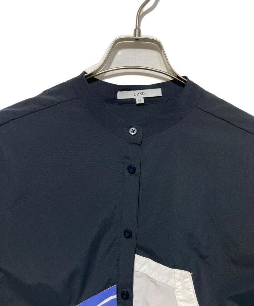 UN3D.（アンスリード）UN3D. (アンスリード) DECONSTRUCTION DOCKING SHIRT ブラック サイズ:36の古着・服飾アイテム