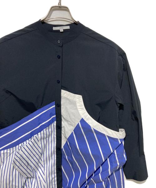UN3D.（アンスリード）UN3D. (アンスリード) DECONSTRUCTION DOCKING SHIRT ブラック サイズ:36の古着・服飾アイテム