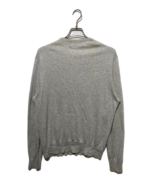 POLO RALPH LAUREN（ポロ・ラルフローレン）POLO RALPH LAUREN (ポロ・ラルフローレン) カシミヤ混クルーネックニット グレー サイズ:Mの古着・服飾アイテム