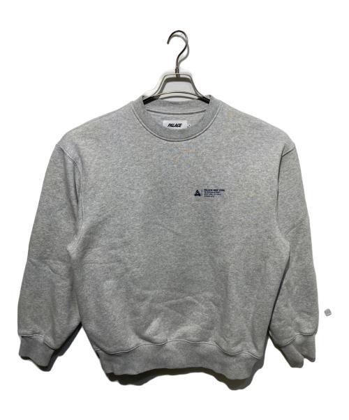 PALACE（パレス）PALACE (パレス) SHOP LOCATOR CREW スウェット グレー サイズ:Ｍの古着・服飾アイテム