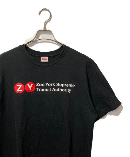 SUPREME（シュプリーム）Supreme (シュプリーム) ZOO YORK (ズーヨーク) Zoo York Transit Tee ブラック サイズ:Mの古着・服飾アイテム
