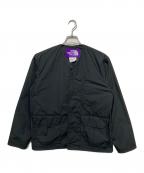 THE NORTHFACE PURPLELABELザ・ノースフェイス パープルレーベル）の古着「Midweight 65/35 Hopper Field Cardigan」｜ブラック