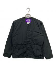 THE NORTHFACE PURPLELABEL（ザ・ノースフェイス パープルレーベル）の古着「Midweight 65/35 Hopper Field Cardigan」｜ブラック