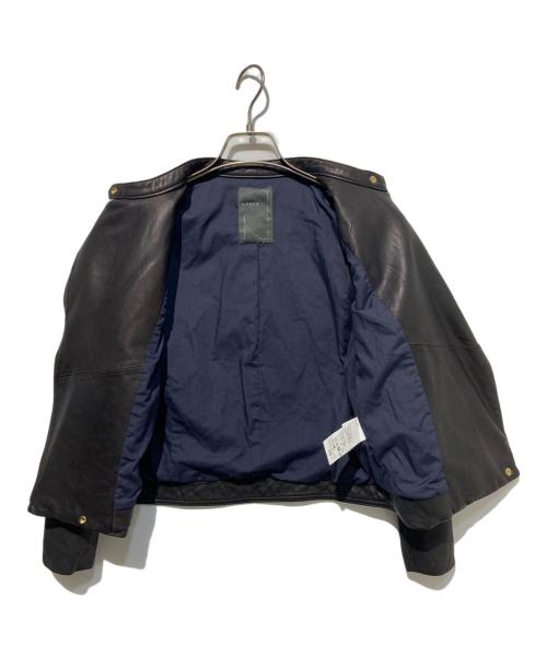 Noble（ノーブル）Noble (ノーブル) レザーライダースジャケット ブラック サイズ:36の古着・服飾アイテム